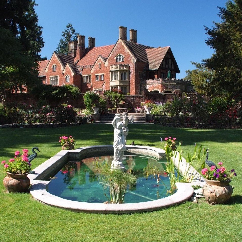 Chawton House, Water, Plant, Property, Sky, Building, Nature, Botany, House, Tree
