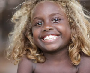 Meet the world's only natural black blondes, the Melanesians