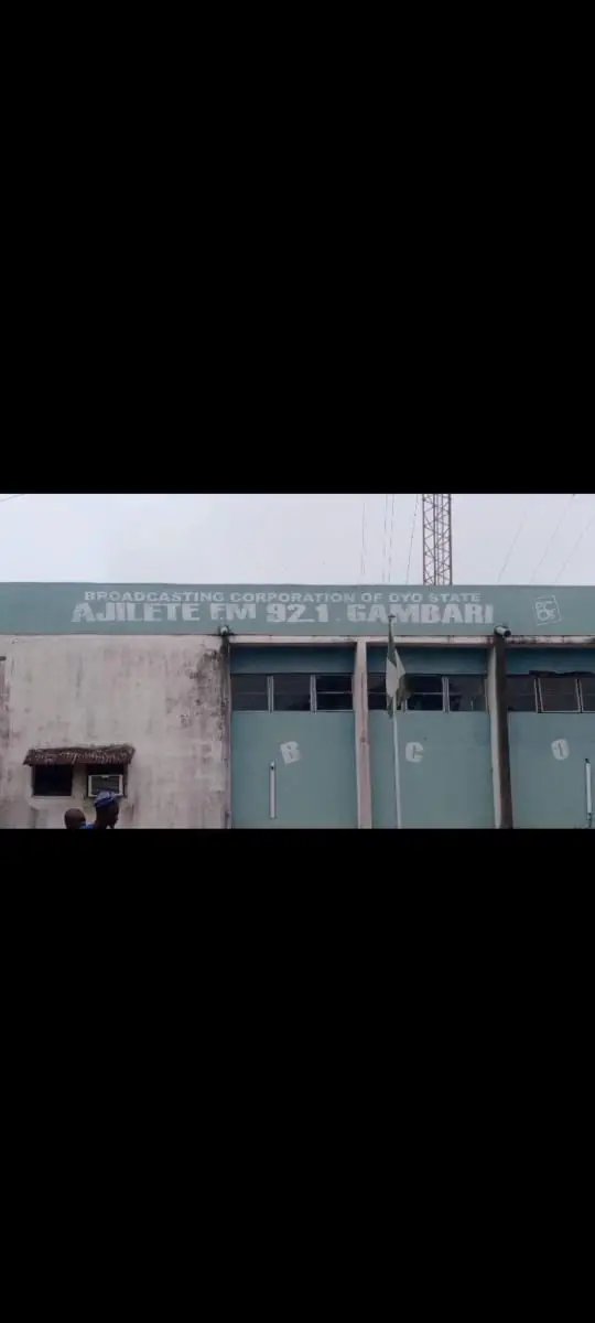 Armed Robbers Storm Oyo FM Station Steal Equipment PHOTOS