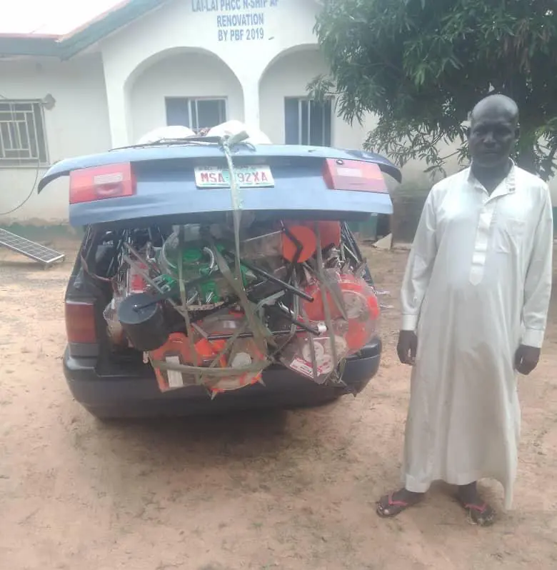 Man Arrested for Illegally Transporting Farm Machinery Out of Yobe 1 Man Arrested for Illegally Transporting Farm Machinery Out of Yobe