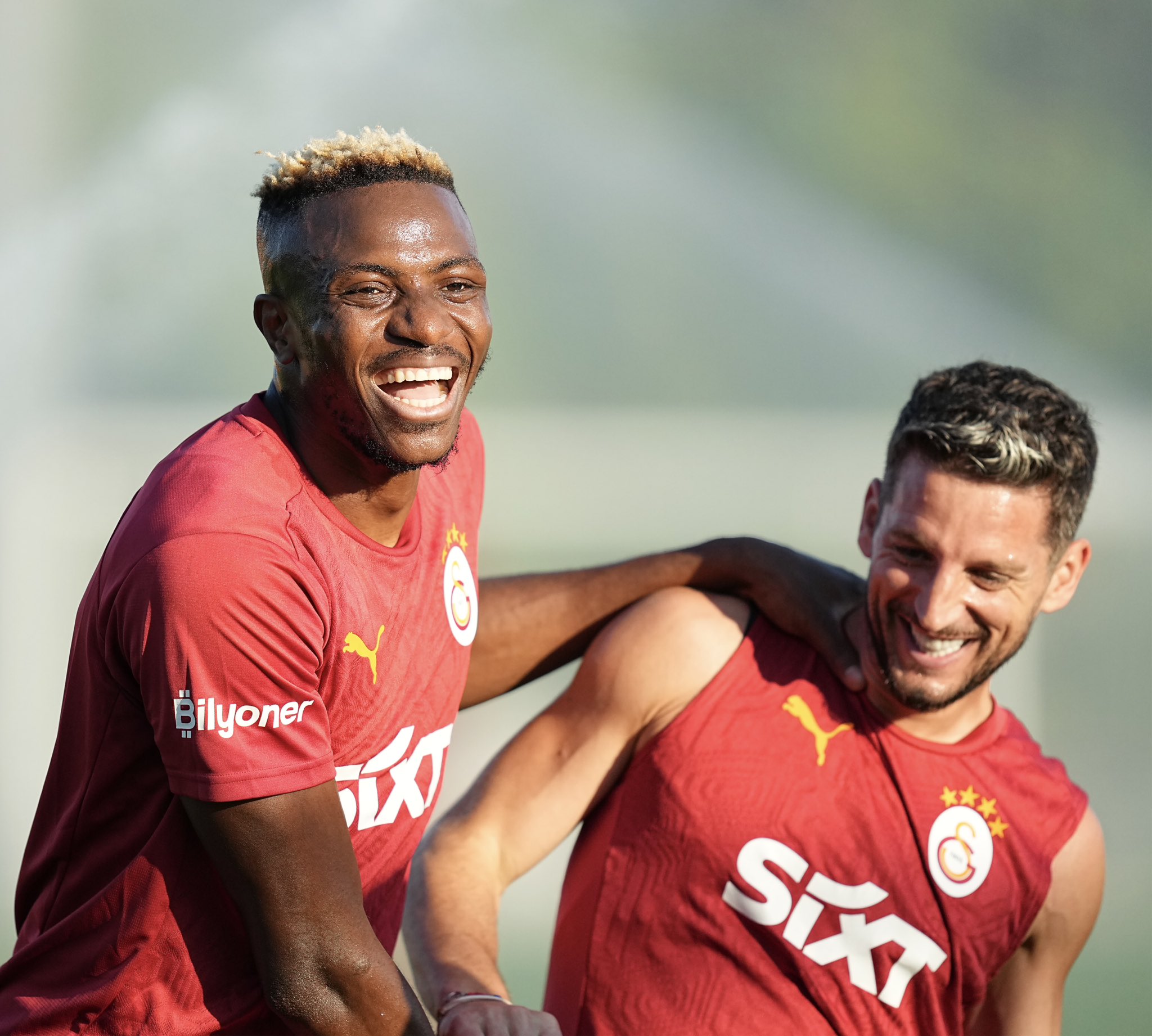 Osimhen Joins First Galatasaray Training Session After AFCON 2025 Qualifiers 1 Victor Osimhen in training